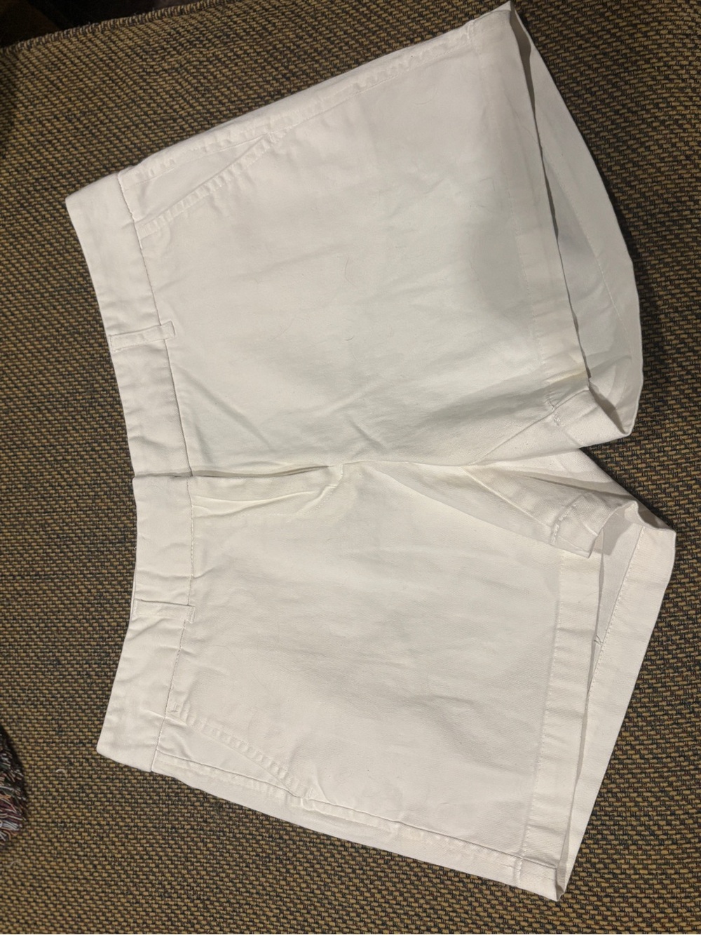 Women’s White Bermuda Shorts